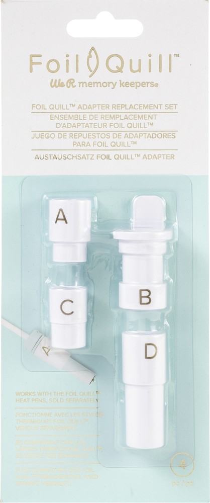 We R Memory Keepers Foil Quill Adapter Kit-4/Pkg - 3 Pack
