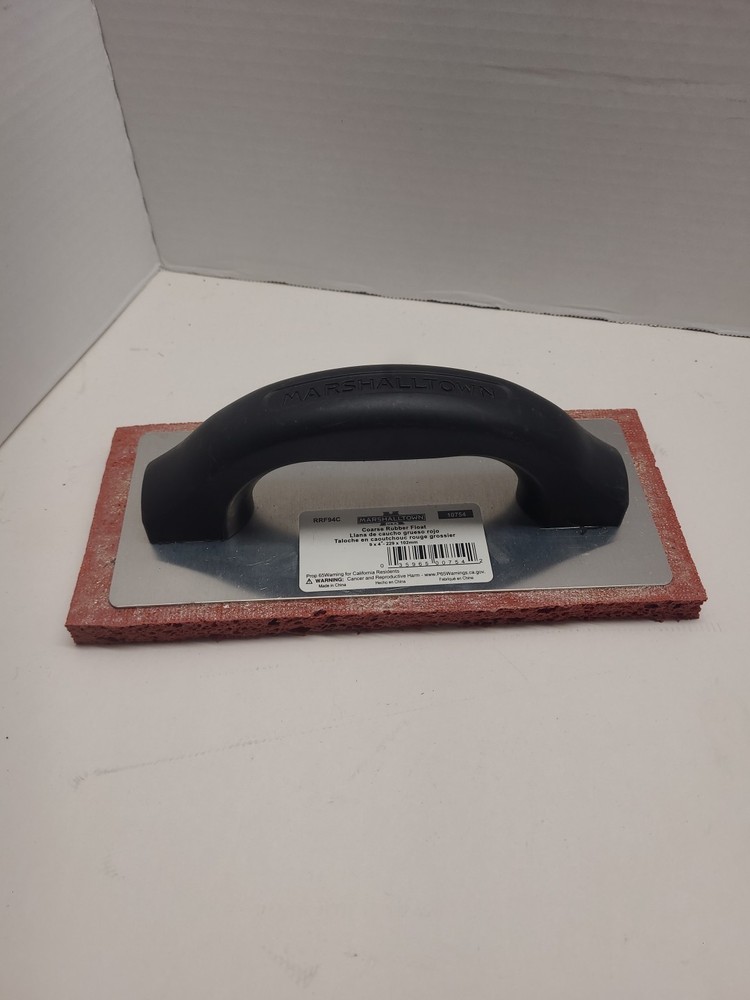 NEW Marshalltown Course 4 In. x 9 In. Rubber Float Model: 10754