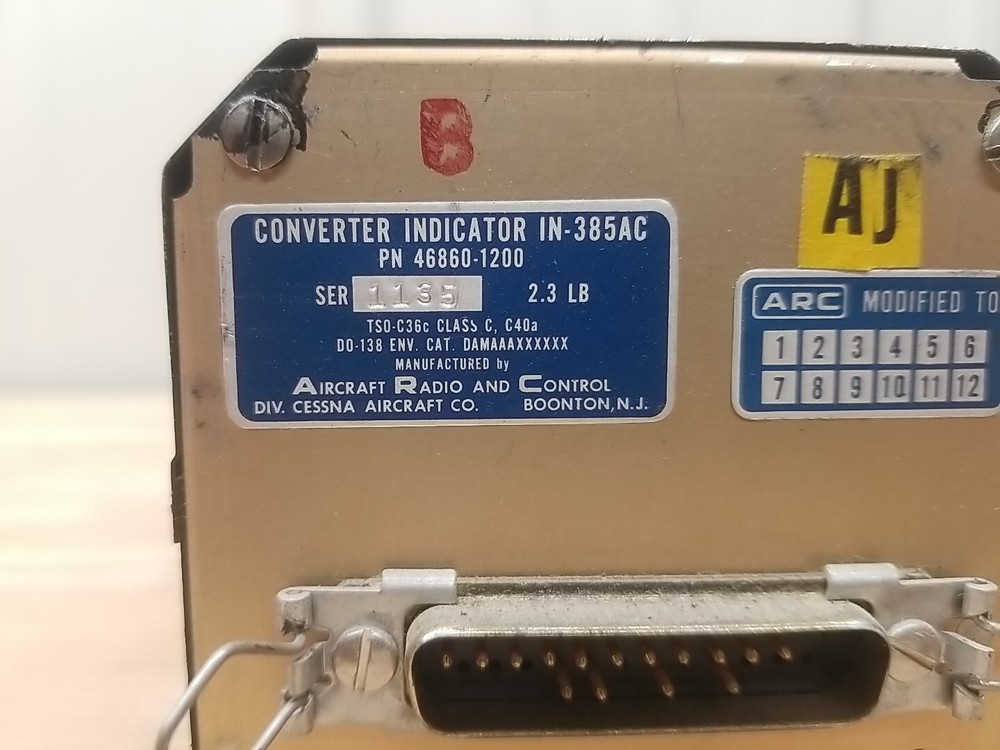 Cessna Converter Indicator IN-385AC