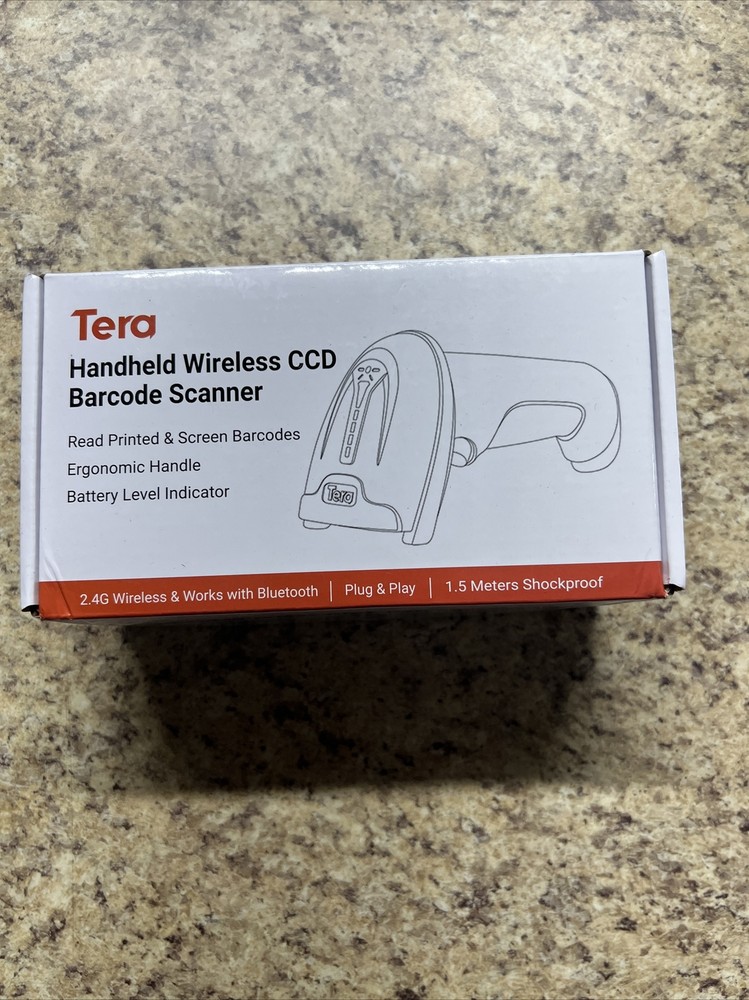 Tera Wireless CCD Barcode Scanner T5100C USB/ 2.4GHz