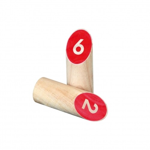 Number Kubb Game - Pine