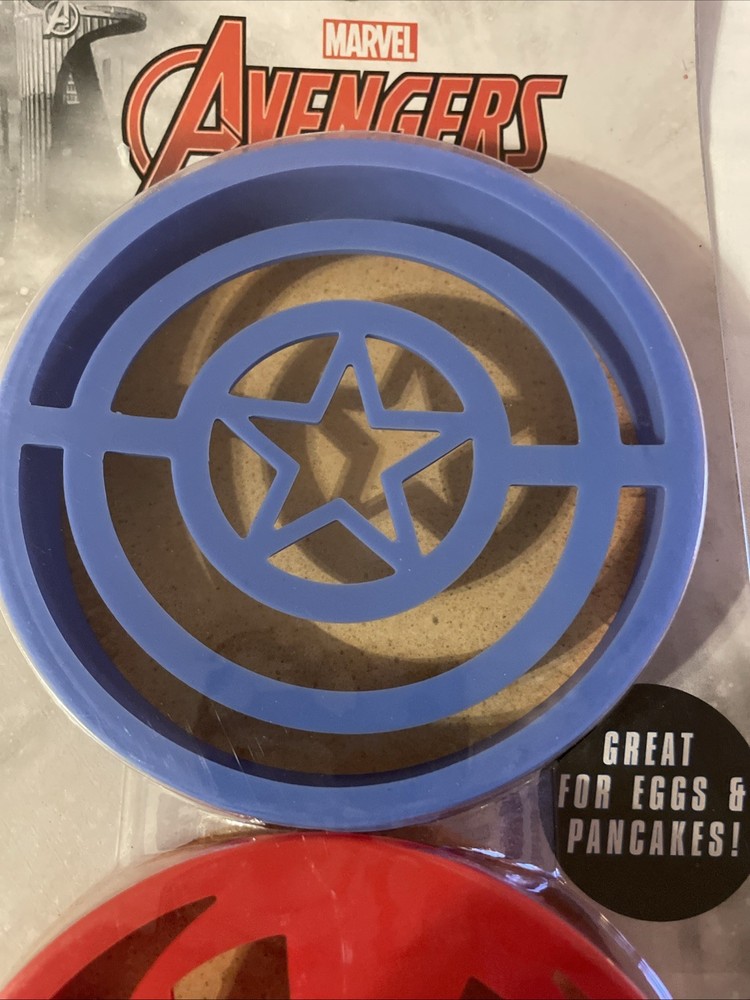 Marvel Avengers 2 Silicone Egg & Pancake Breakfast Molds/Sandwiches Etc.