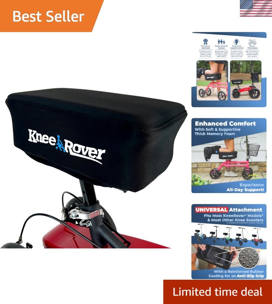 Versatile Memory Pad Cover for Knee Scooters - Durable & Comfortable Design