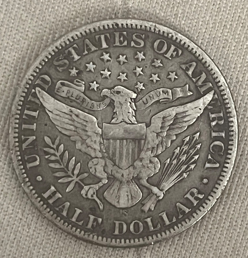 1902-s Barber Half Dollar , VF / Scarce