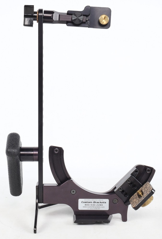 Custom Brackets QRS-E2 Camera Rotation Bracket, with Flash Bracket Attachment