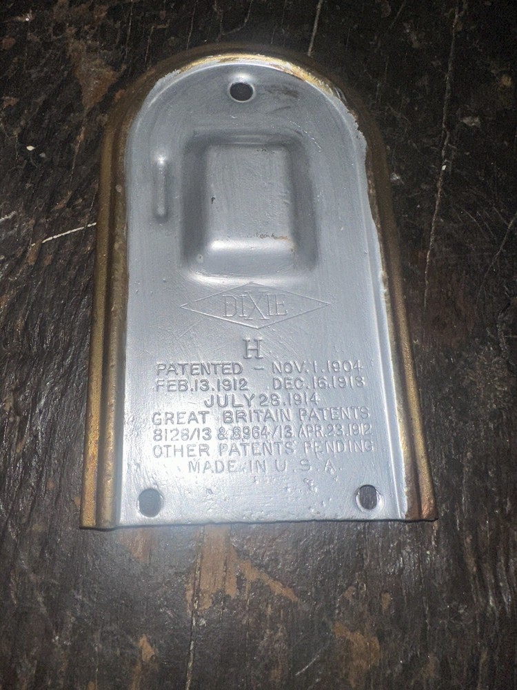 Back Plate Of Dixie Magneto Ww1