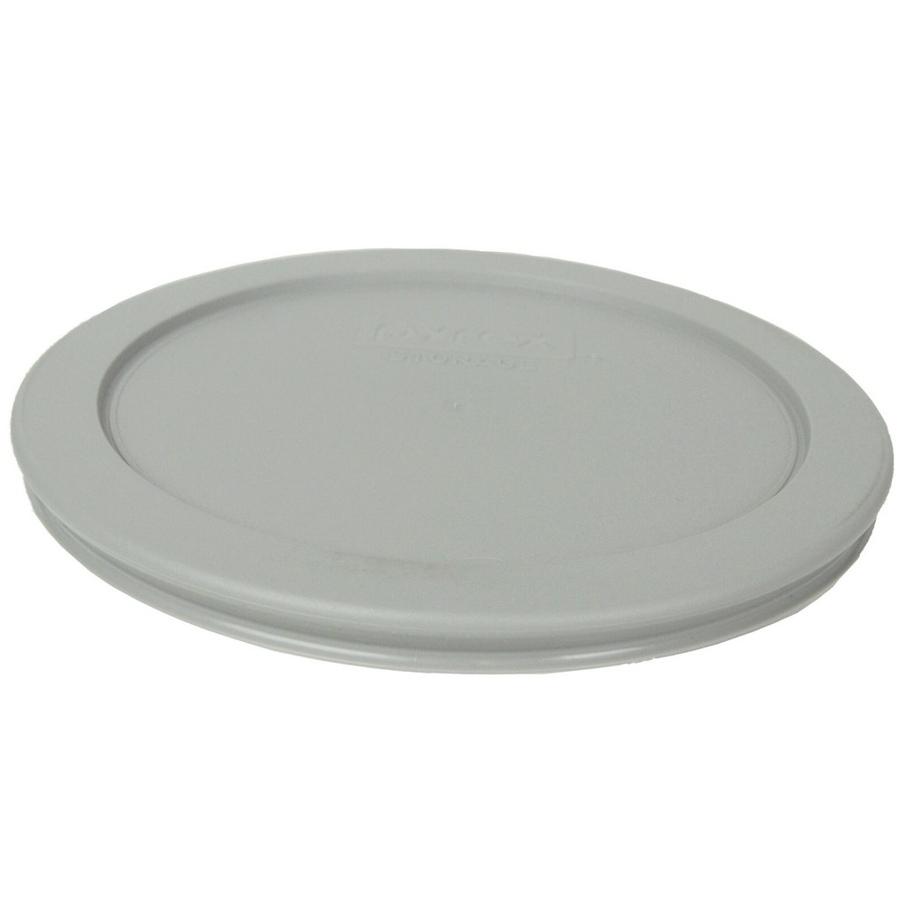 Pyrex 7201-PC Jet Gray Plastic Storage Replacement Lid Cover (4-Pack)