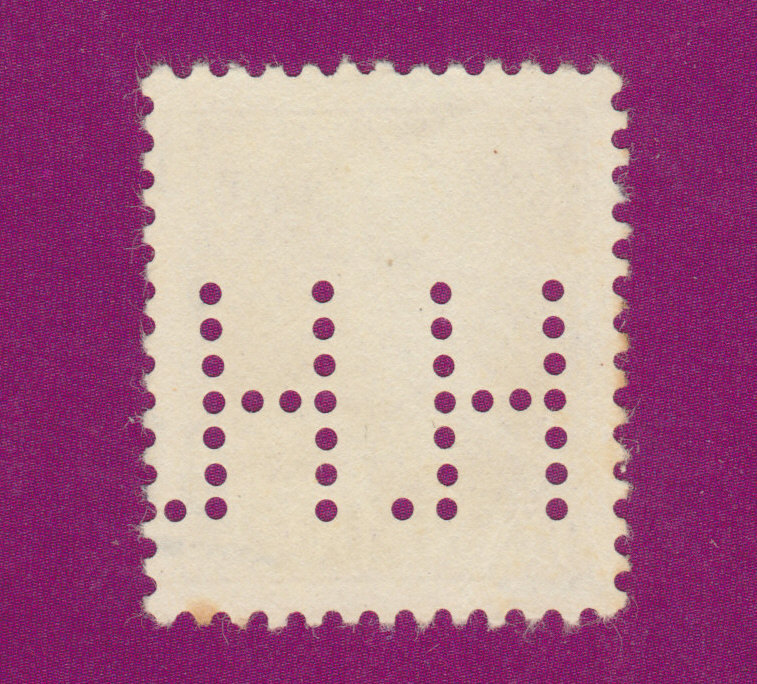 USED DENMARK #280 WITH H.H. PERFIN