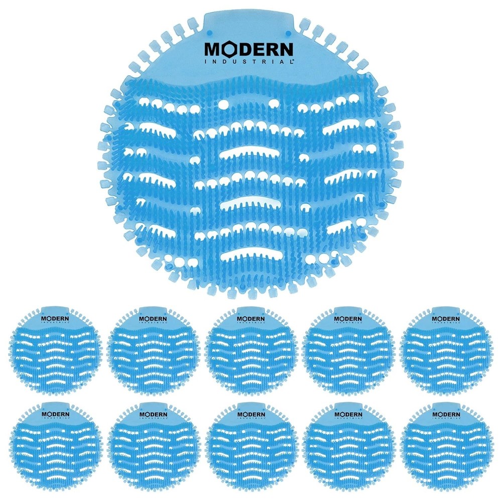 10-Pack Urinal Screens - Deodorizer and Splash Guard