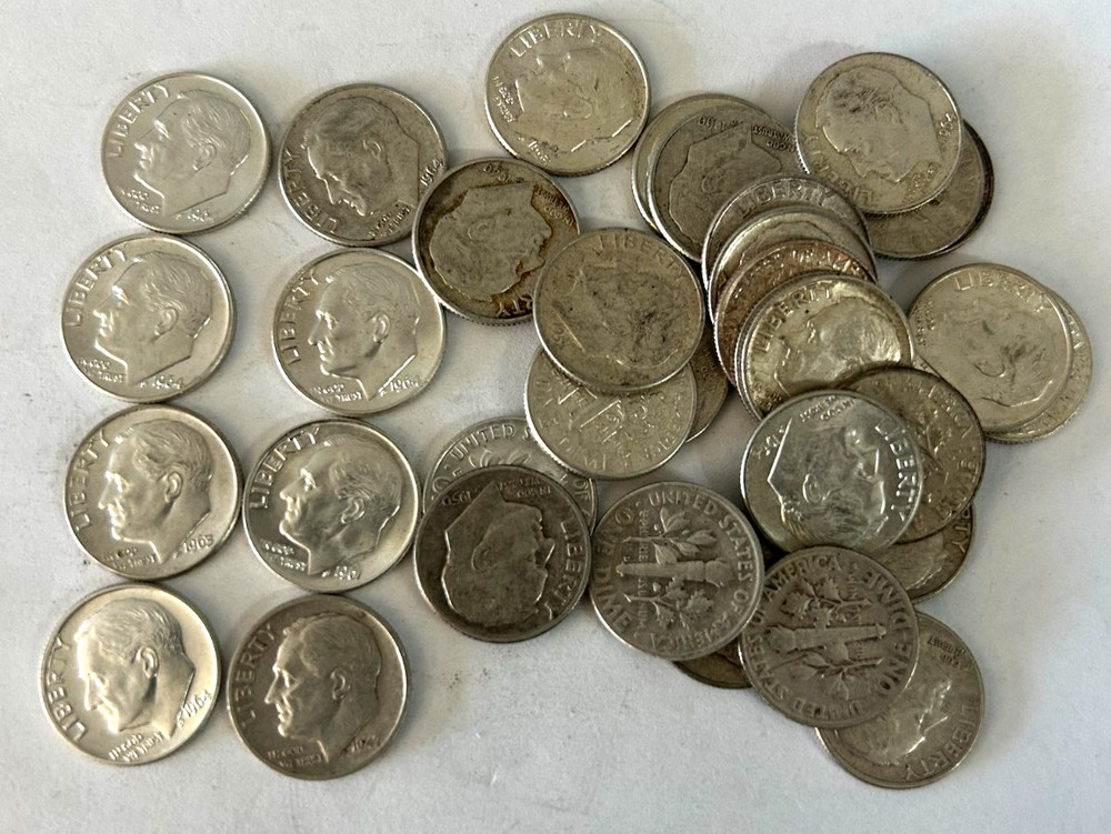 Roosevelt Dime 90% Sliver - Random Dates