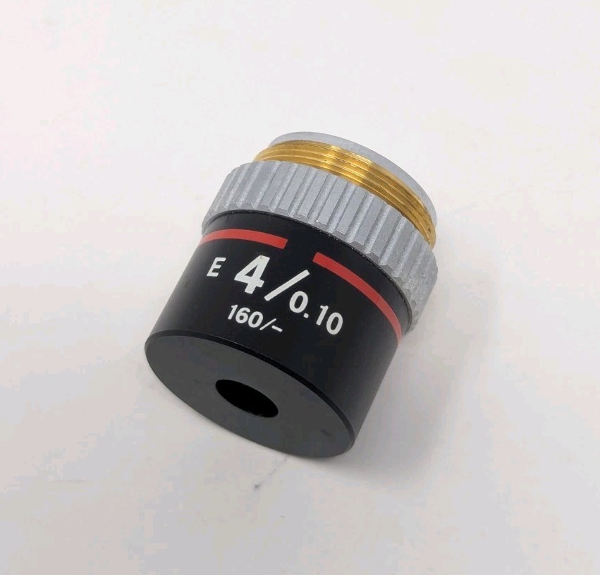 Nikon E 4x 4/0.10 Microscope Objective 160/-