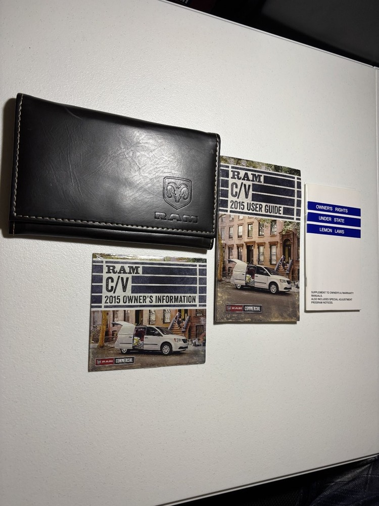 2015 RAM C/V User Guide OEM Set