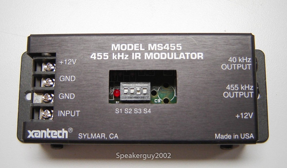 Xantech 455 KHz IR modulator / MS-455