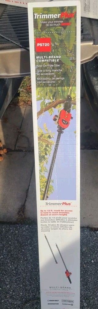 TrimmerPlus PS720 Add-On Pole Saw Attachment (Tool Only) NEW