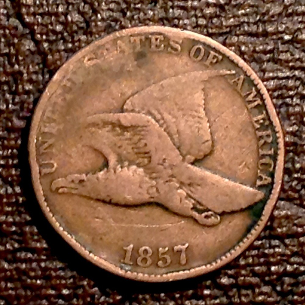 ~1857 US Flying Eagle Cent