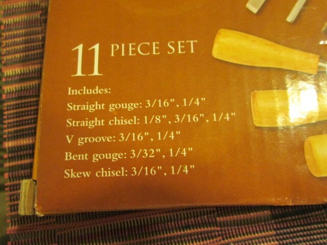 Windsor 11 piece wood handled carving set