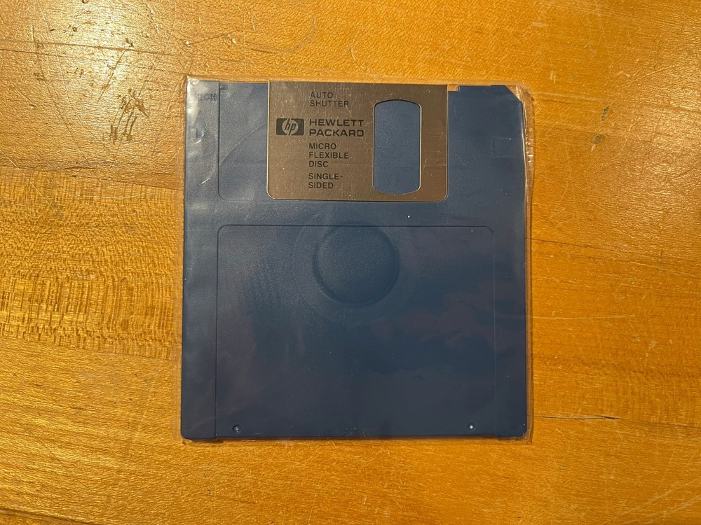 Hewlett Packard Single-Sided Micro Flexible Disc 92191A 3.5” 10 Pack