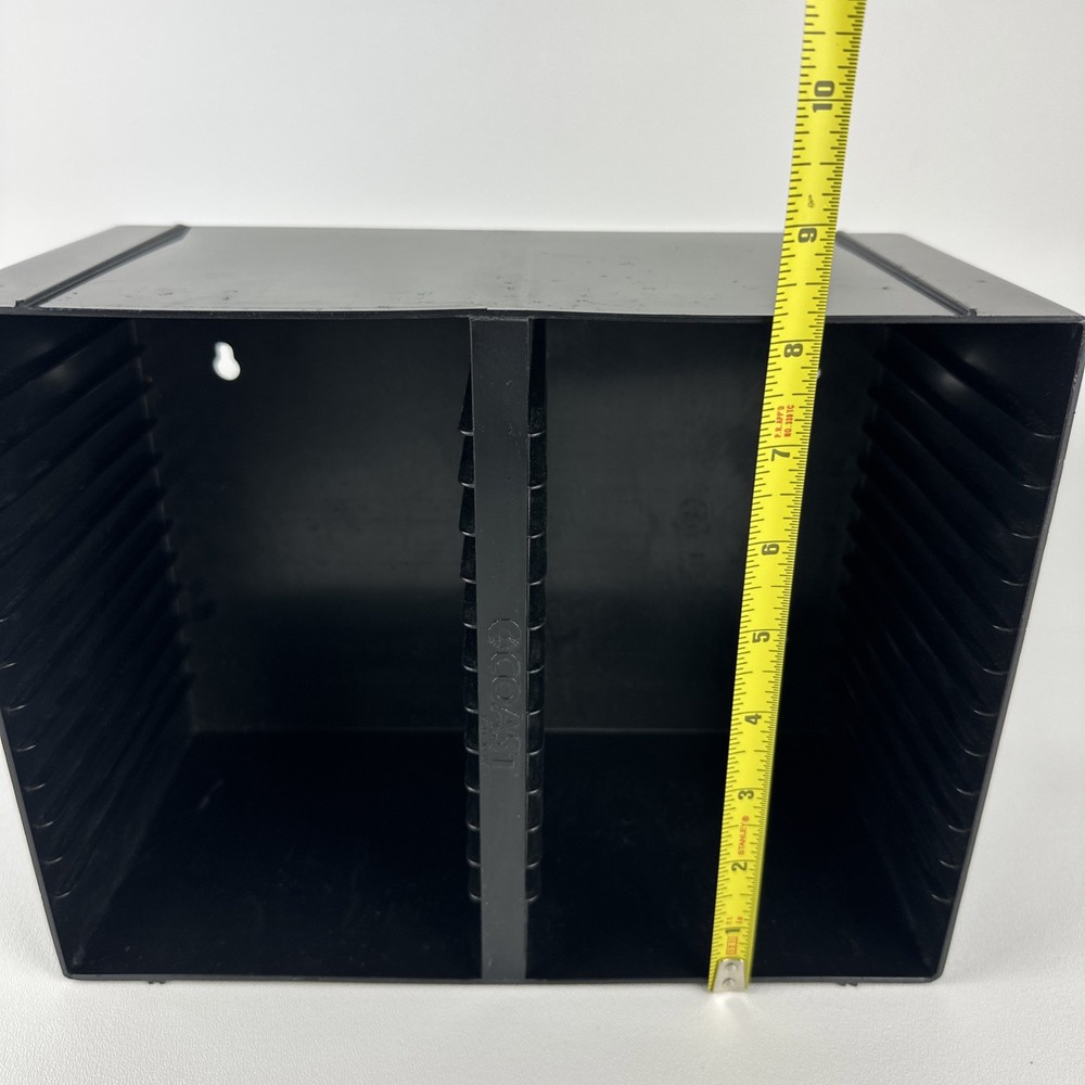 Coast 30 CD Storage Case Wall Mountable Black Plastic Insert For Travel Case