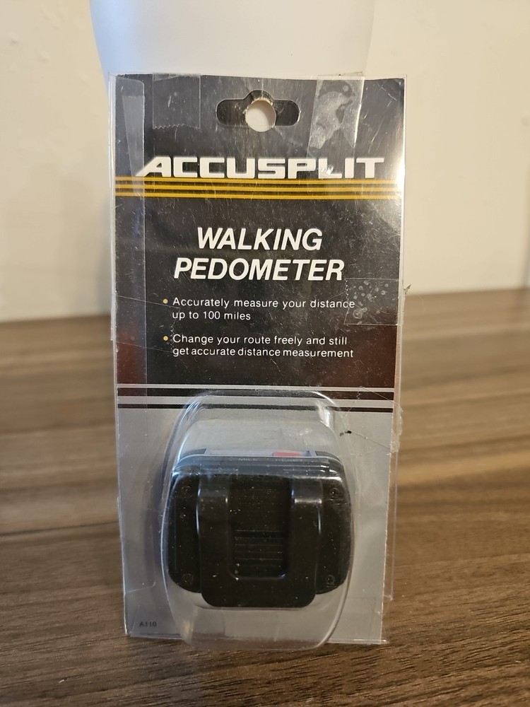 Accusplit Walking Pedometer Black With Clip
