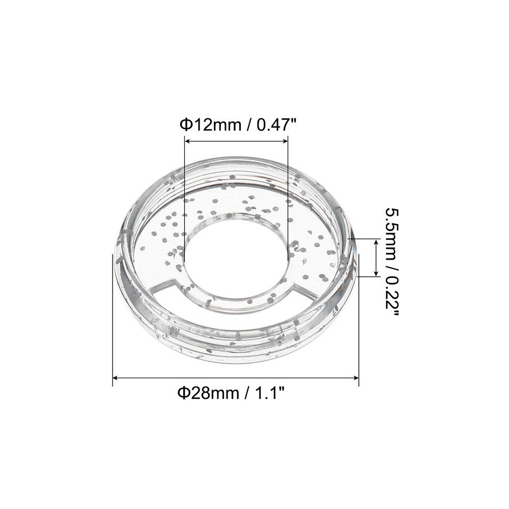 28mm Book Binding Discs 22pcs Discbound Expansion Discs Shine White