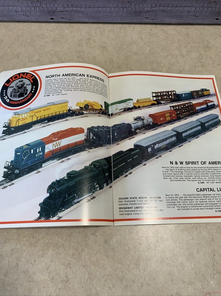 LIONEL - 1975 MPC COLOR CATALOG - EXC.