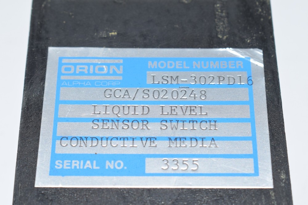 Orion Alpha Corp LSM-302PD16 GCA/S020248 Liquid Level Sensor Module Switch