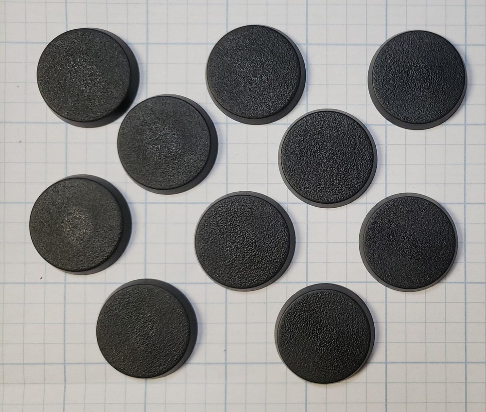 Warhammer 40k Space Marine Tactical Squad Bits: 32mm Bases x10