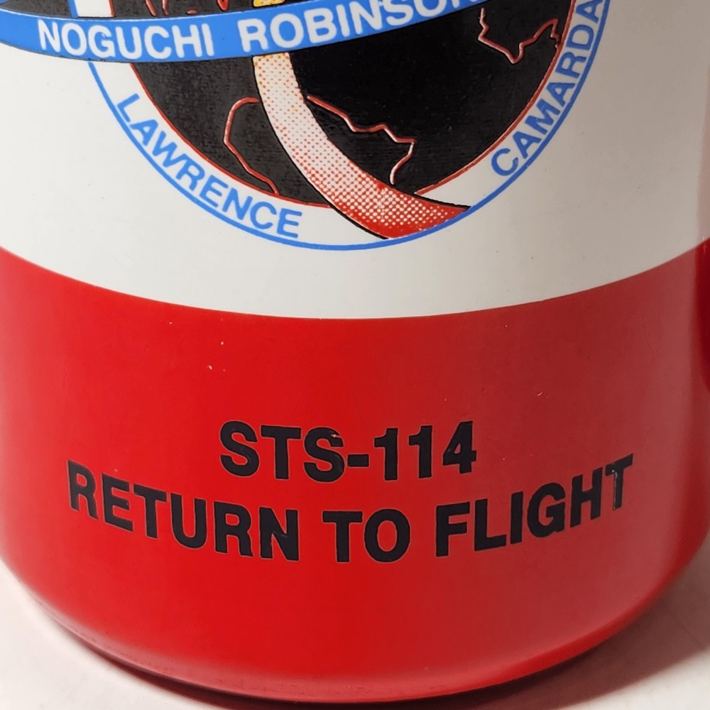 Space Shuttle Discovery Coffee Cup STS-114 "Return to Flight" Commemorative Mug
