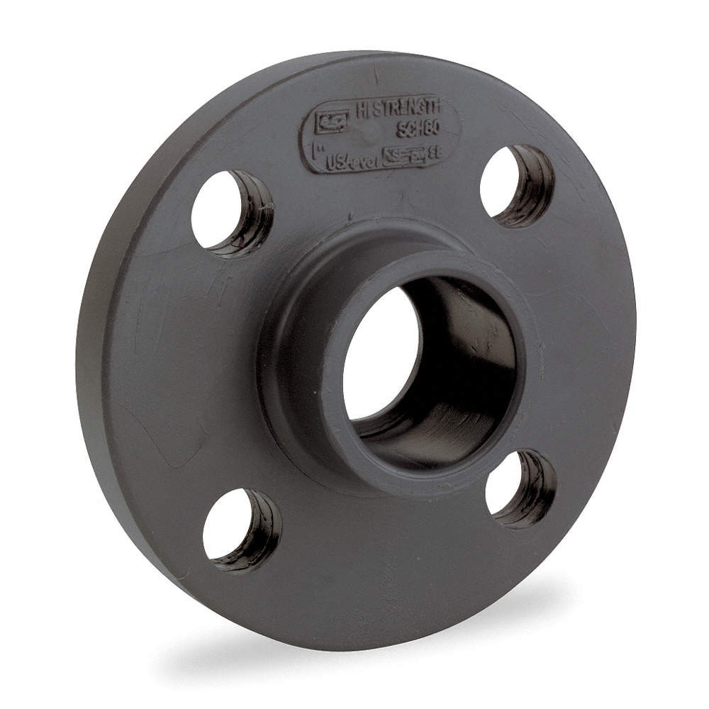 GRAINGER APPROVED 851-015 Flange,1 1/2 in, Schedule 80,Socket,Gray 2PMK5