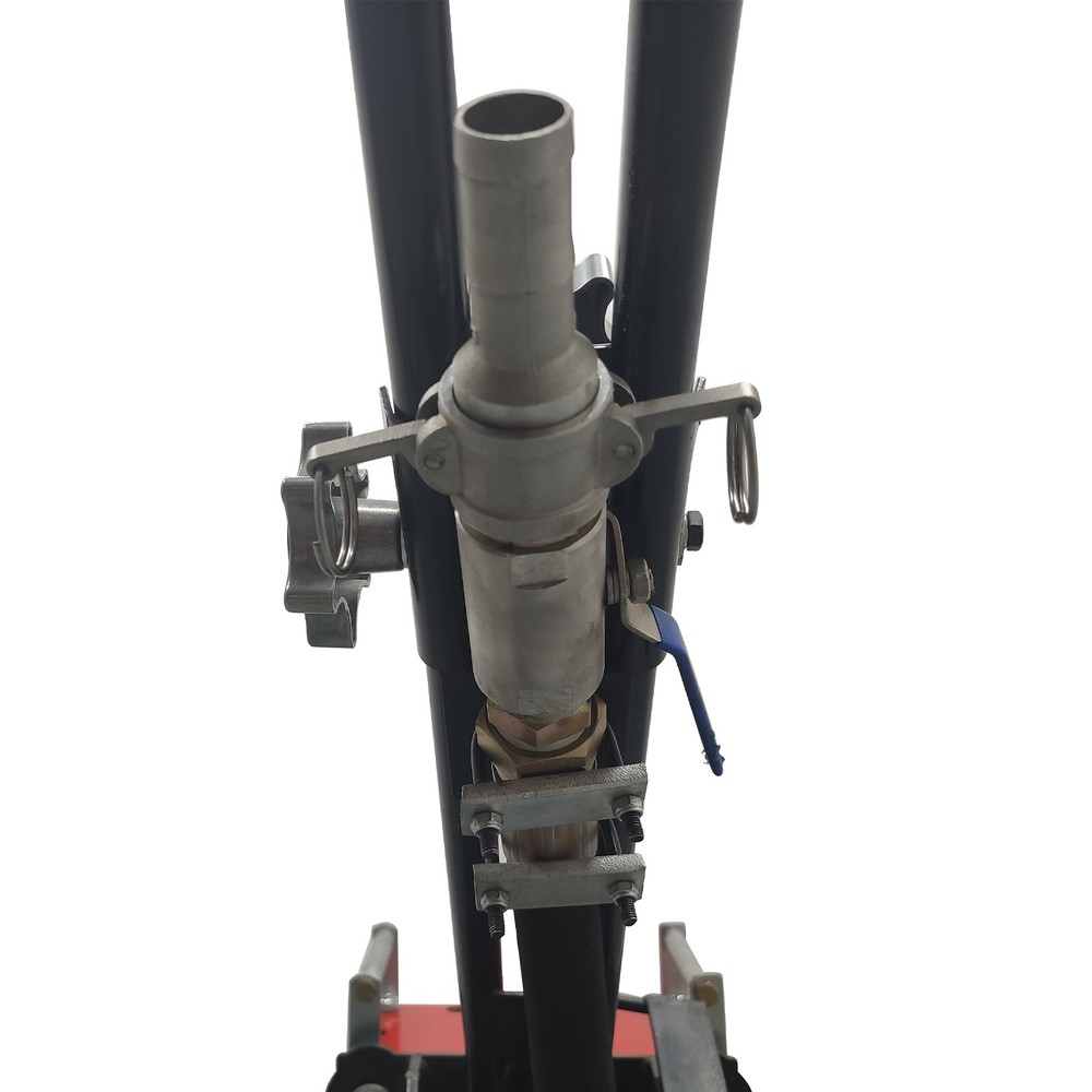7 Head Hand-pushed Concrete Pavement Retreader Air Pressure Chisel Machine