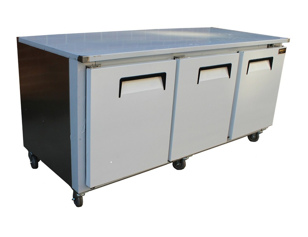 Cooltech 96"W 4-Door Undercounter WorkTop Low Boy Refrigerator