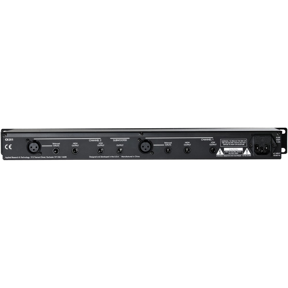 ART CX311 Stereo 2-Way Crossover with Sub Out