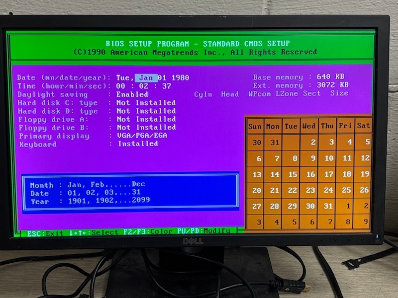 Vintage Compudyne 3DX/33 Computer PC w/ RT101+ Keyboard