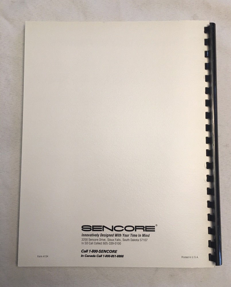 NEW OEM SENCORE VA62A Universal Video analyzer Operation & Application MANUAL!!