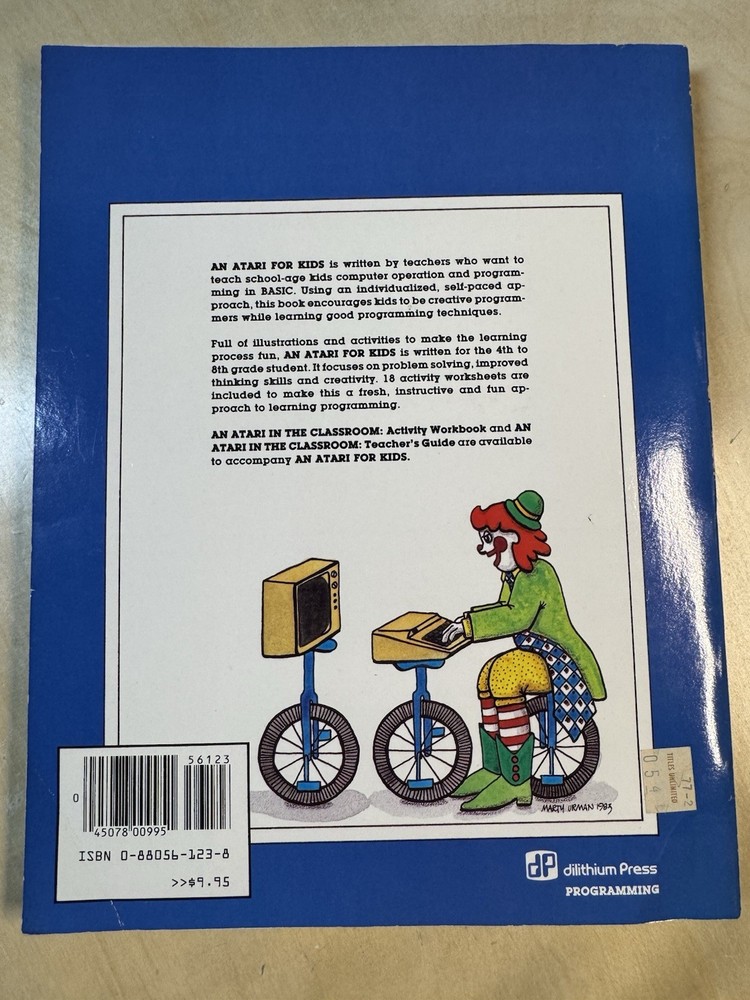 Atari 1984 “An Atari For Kids” Book - Teaching Kids Atari 8bit Computers