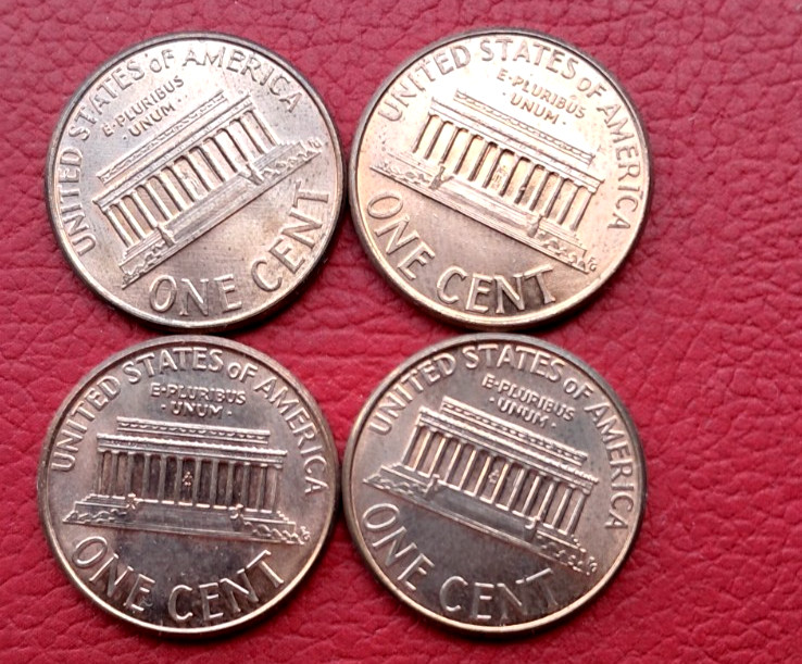 small one cent us coins 2000 /2006