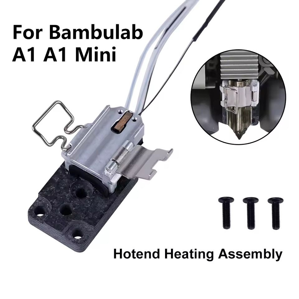 Heating Assembly Kit For Bambu Lab A1/A1 Mini Hotend Mounting Heating Assembly