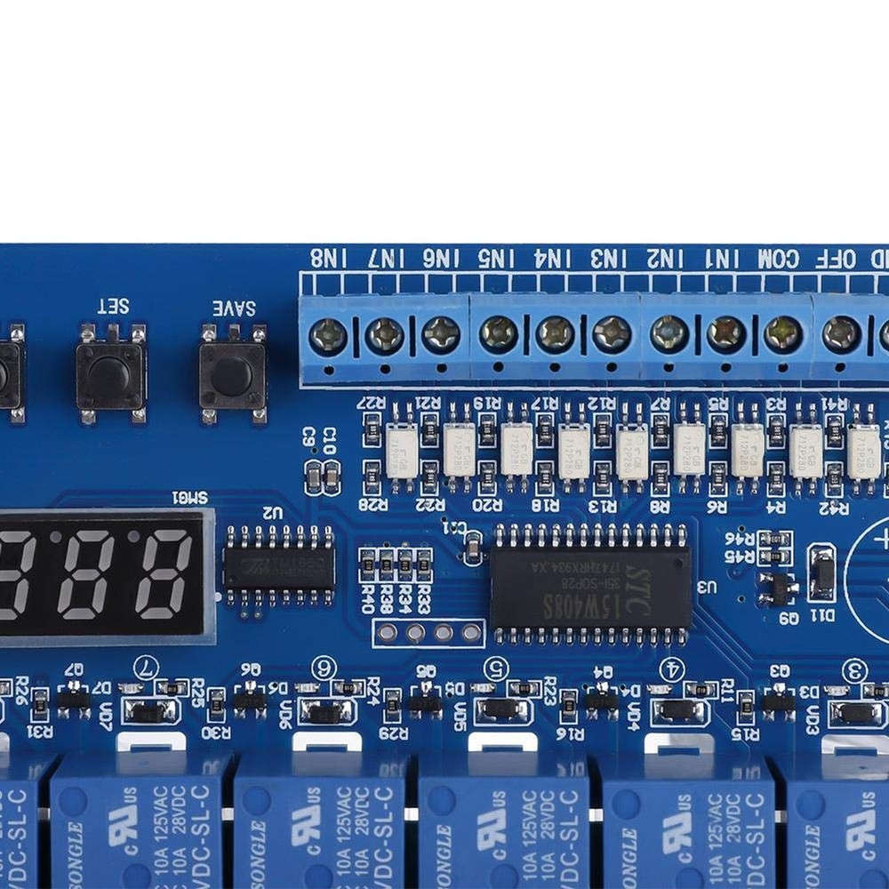 Multifunction Relay, 8-36V 8-Channel Multifunction Time Delay Relay Interface...