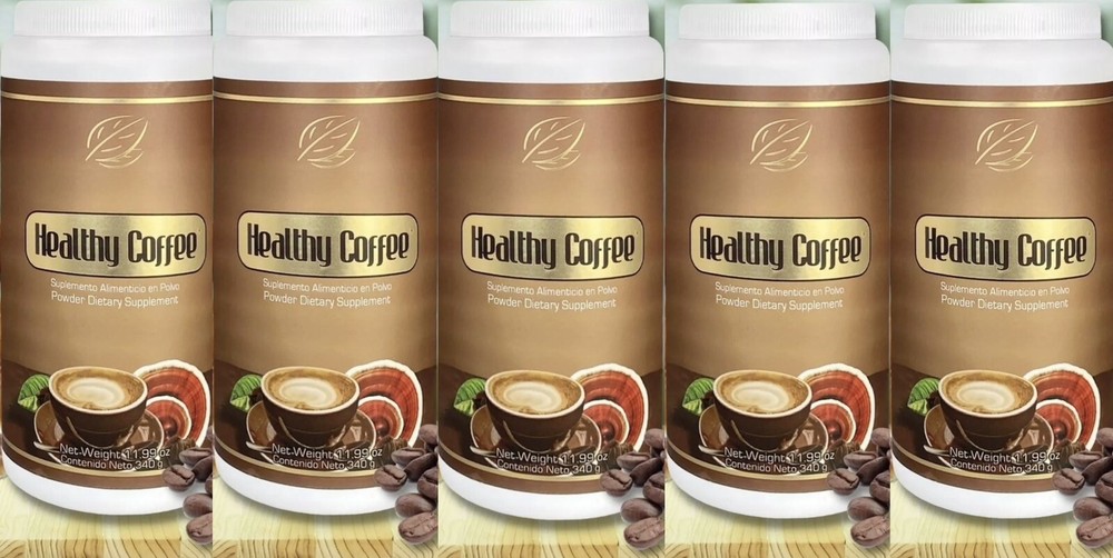 LOT 5 BOTTLES HEALTHY Ganoderma Instant coffee 11.9oz FAST SHIP  $170Exp.Jan2027