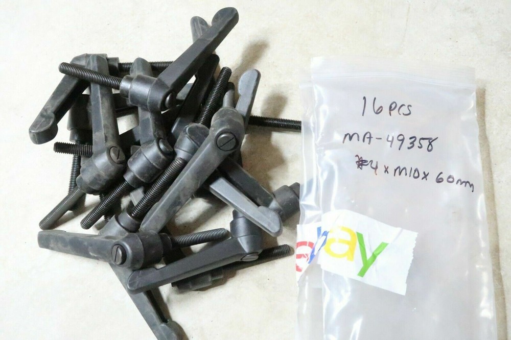 MONROE ENGINEERING MA-49358 #4 x M10 Stud SS Insert Adjustable Handle