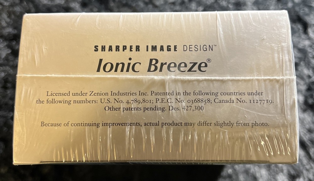 Ionic Breeze Personal Air Purifier (Discreet Compact) Sharper Image Design