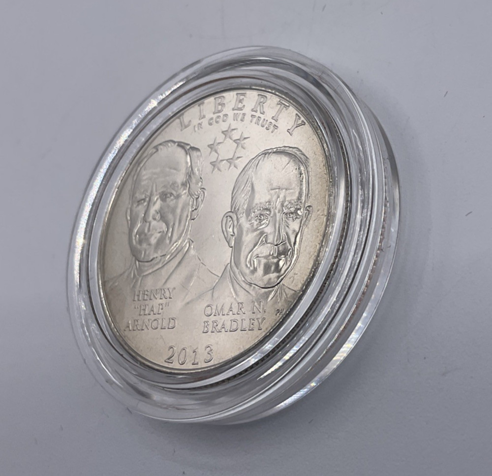 2013-D 5-Star Generals Commemorative Coin Program Uncirculated Clad Half Dollar