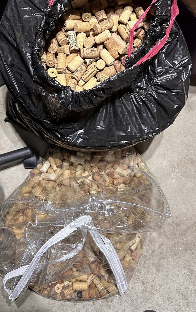 used wine corks Large Garbage Bag Full Plus More