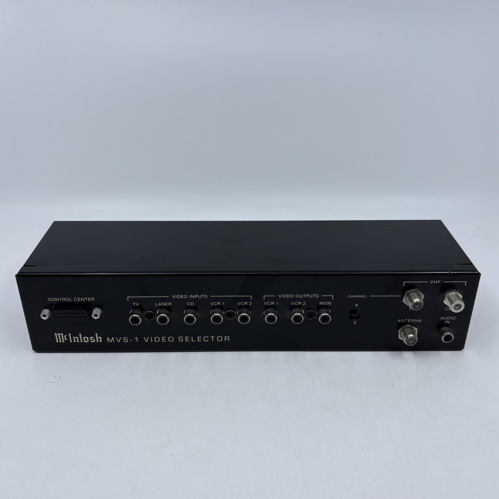 McIntosh MVS-1 Video Selector Control Center *Untested*