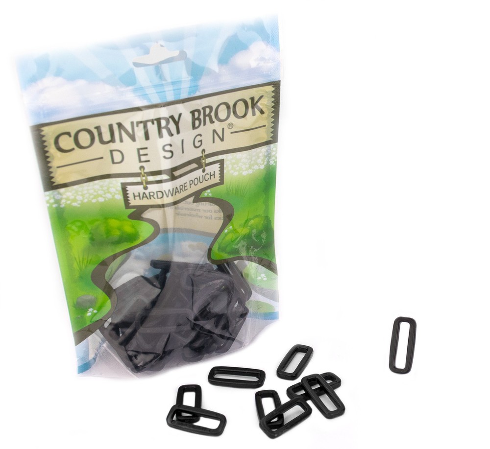 100 - Country Brook Design® 1 Inch Plastic Rectangle Ring