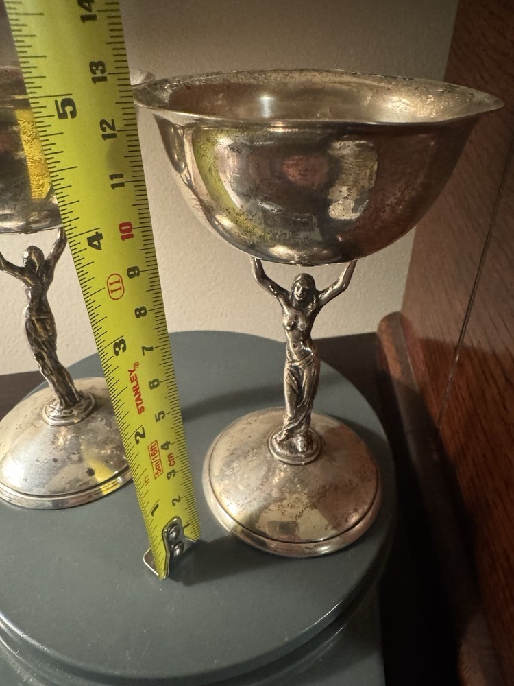 Sterling Silver Nude Goblets - Magnificent