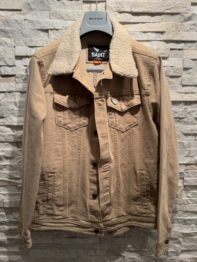 SAINT DENIM TRUCKER JACKET - Light Stone - Medium (UK40”)