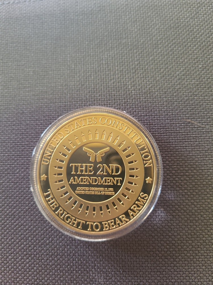 United States 2nd Amendment Commemorative Coin, Token, Challenge