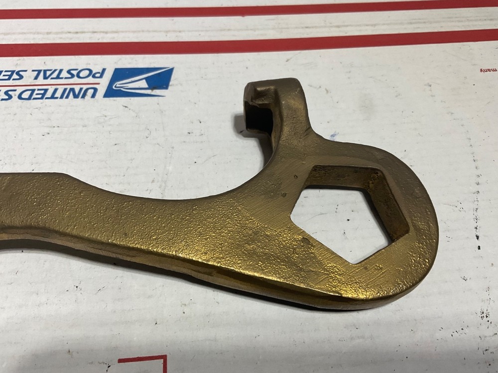 DESCO #160 Brass Wrench Multi Use Spanner Tool