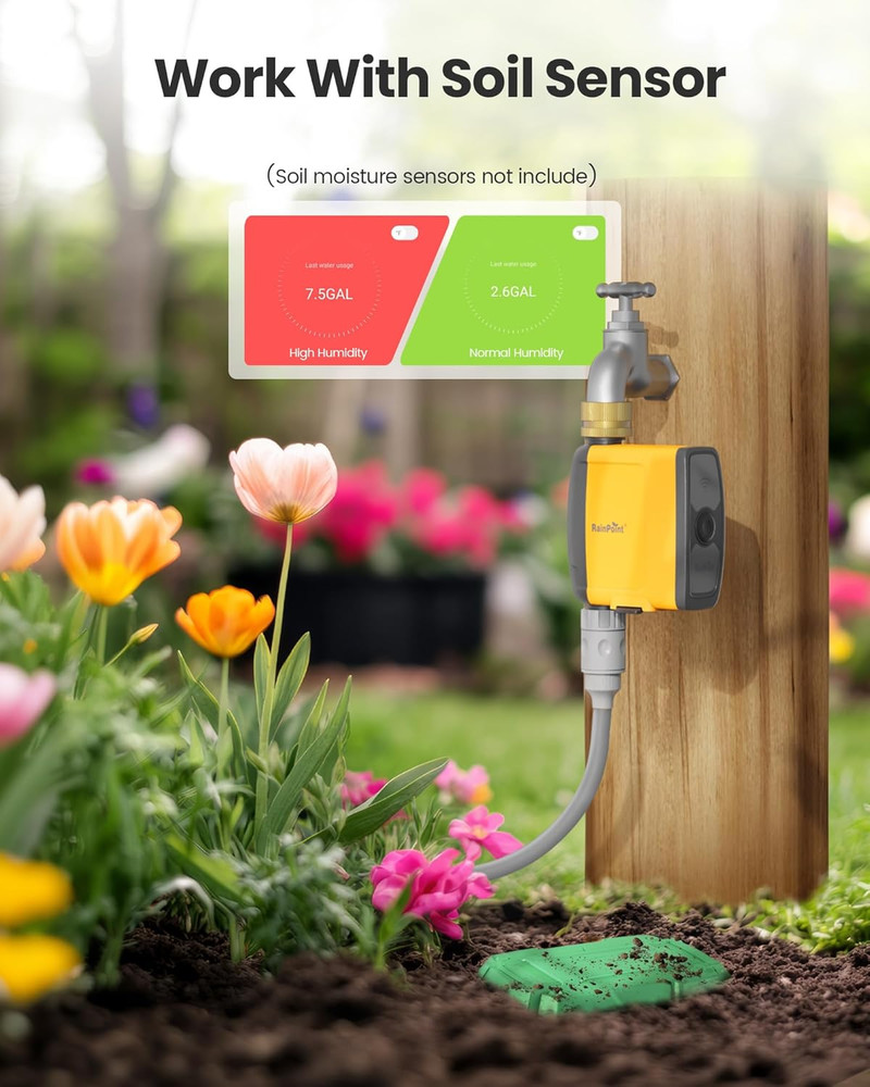 Smart Wifi Water Timer with APP Control & Automatic Rain Delay